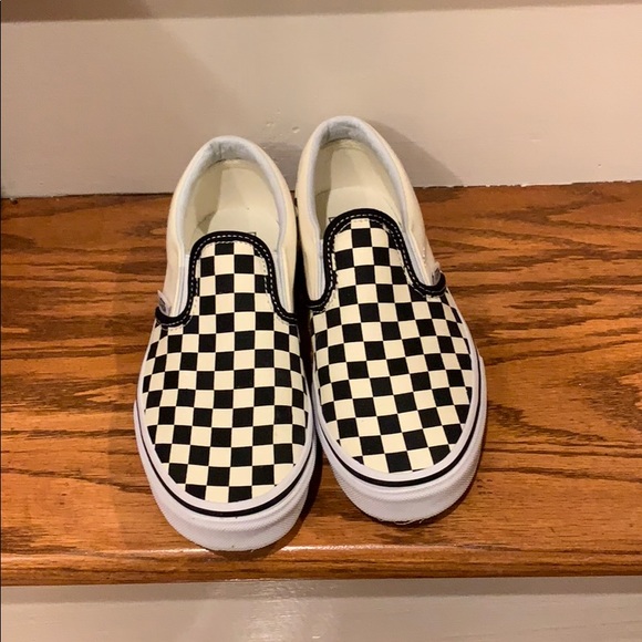Vans Shoes - Vans Classic Checker Slip-on (Kids size 3.5)